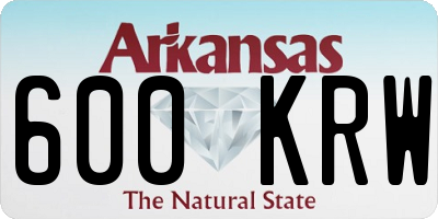 AR license plate 600KRW