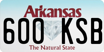 AR license plate 600KSB