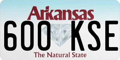 AR license plate 600KSE