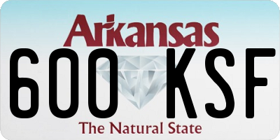 AR license plate 600KSF