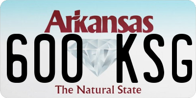 AR license plate 600KSG