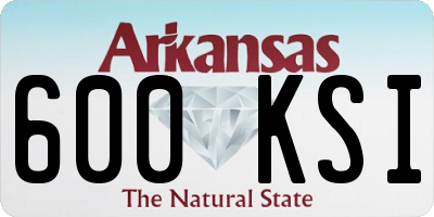 AR license plate 600KSI
