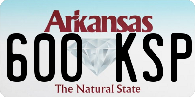 AR license plate 600KSP
