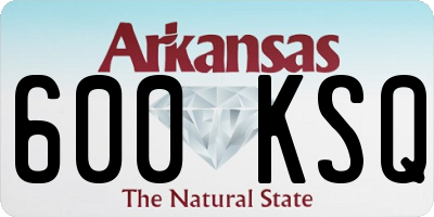 AR license plate 600KSQ