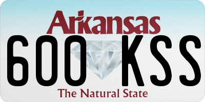 AR license plate 600KSS