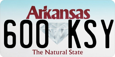 AR license plate 600KSY