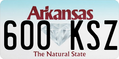 AR license plate 600KSZ