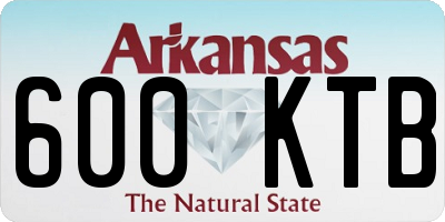 AR license plate 600KTB