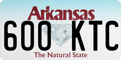 AR license plate 600KTC
