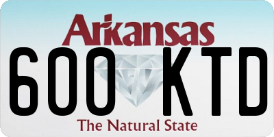 AR license plate 600KTD