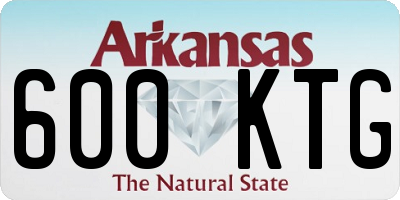 AR license plate 600KTG