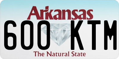 AR license plate 600KTM