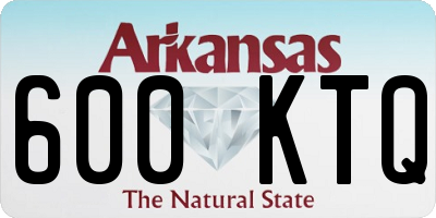 AR license plate 600KTQ