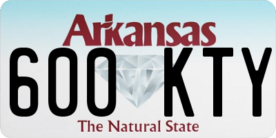 AR license plate 600KTY