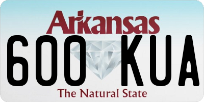 AR license plate 600KUA