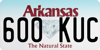 AR license plate 600KUC
