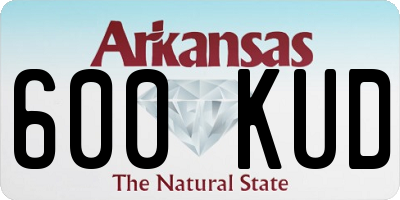 AR license plate 600KUD