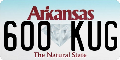 AR license plate 600KUG