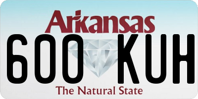 AR license plate 600KUH