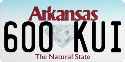 AR license plate 600KUI