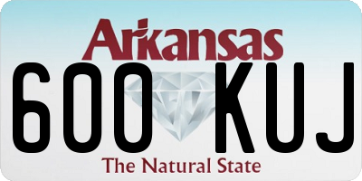 AR license plate 600KUJ