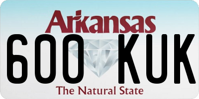 AR license plate 600KUK