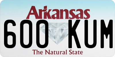 AR license plate 600KUM