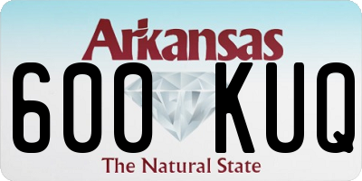 AR license plate 600KUQ