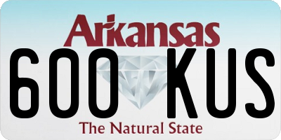 AR license plate 600KUS