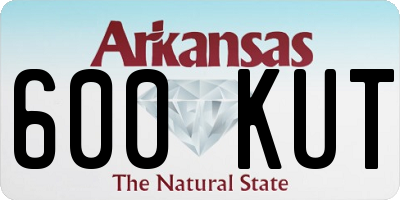 AR license plate 600KUT