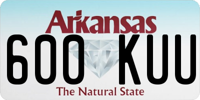 AR license plate 600KUU
