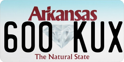 AR license plate 600KUX
