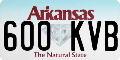 AR license plate 600KVB