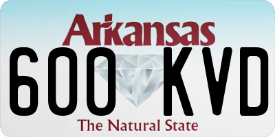 AR license plate 600KVD