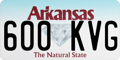 AR license plate 600KVG