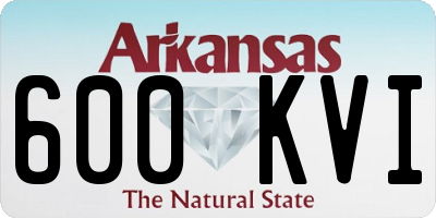 AR license plate 600KVI
