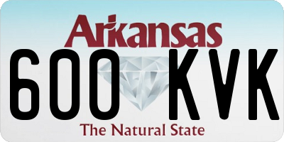 AR license plate 600KVK