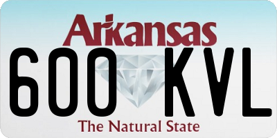 AR license plate 600KVL