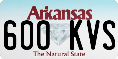 AR license plate 600KVS
