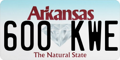 AR license plate 600KWE