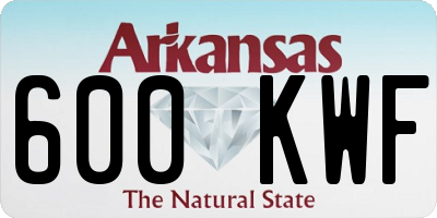 AR license plate 600KWF