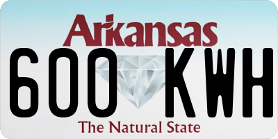 AR license plate 600KWH