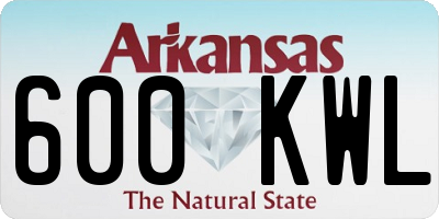 AR license plate 600KWL
