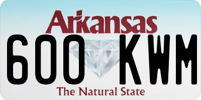 AR license plate 600KWM
