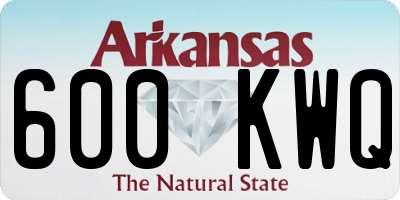 AR license plate 600KWQ
