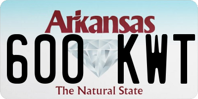 AR license plate 600KWT