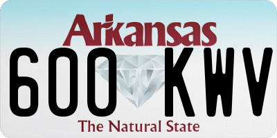 AR license plate 600KWV