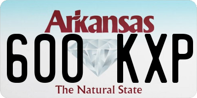 AR license plate 600KXP