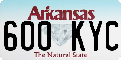 AR license plate 600KYC