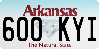 AR license plate 600KYI